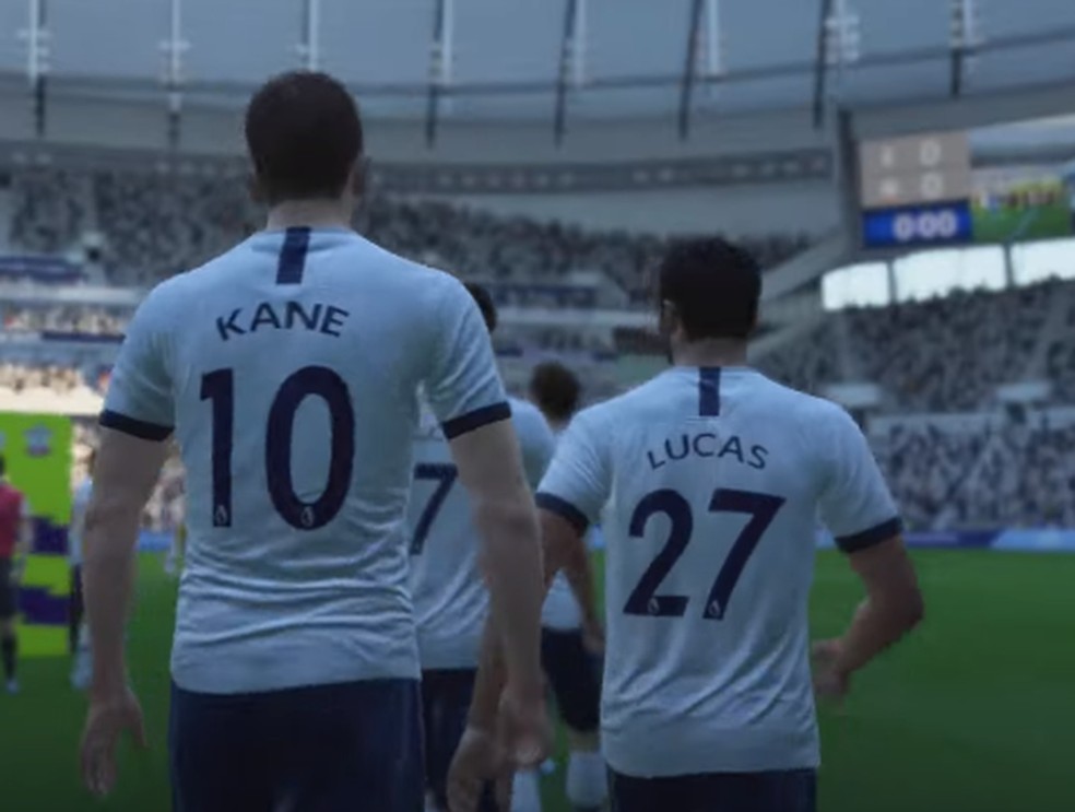 Lucas e Kane no FIFA 20 — Foto: Reprodução