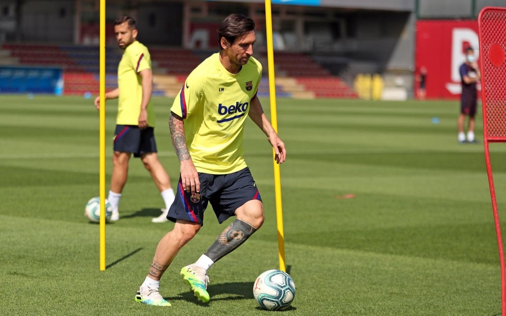 Messi não vai a campo desde terça-feira — Foto: Miguel Ruiz / Barcelona FC