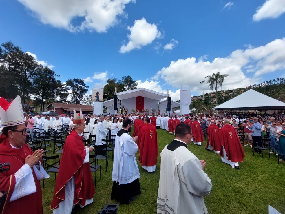 Cerimônia de beatificação de Isabel Cristina é realizada em Barbacena - Foto: Thaís Fullin/TV Integração