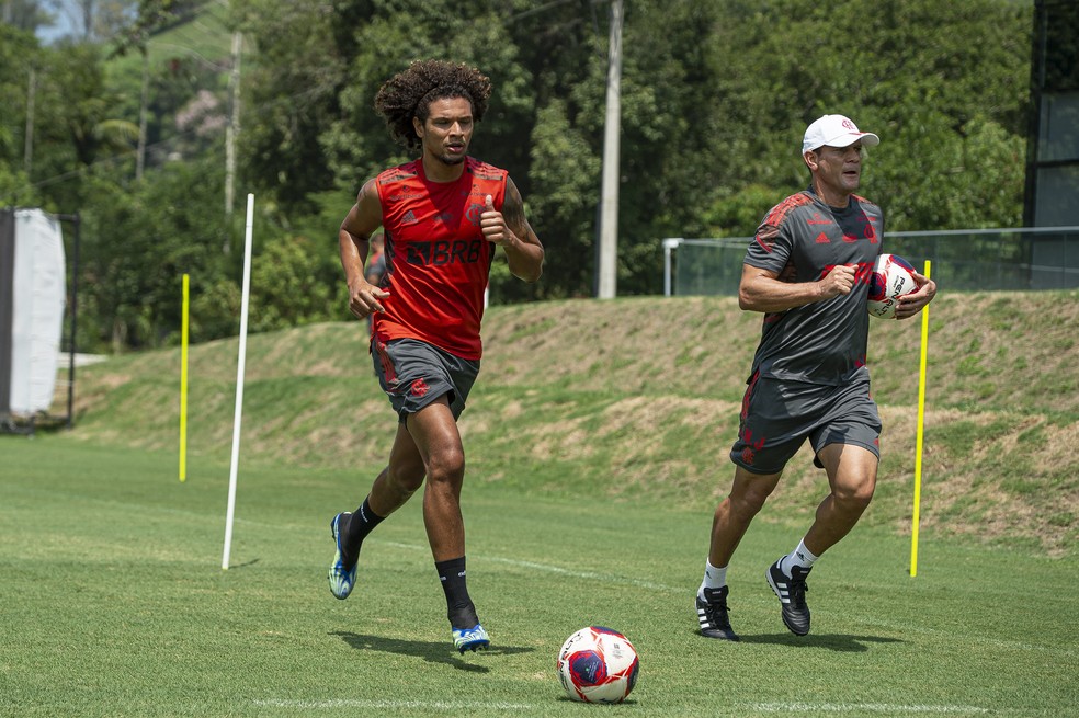 Willian Arão Flamengo — Foto: Alexandre Vidal / Flamengo