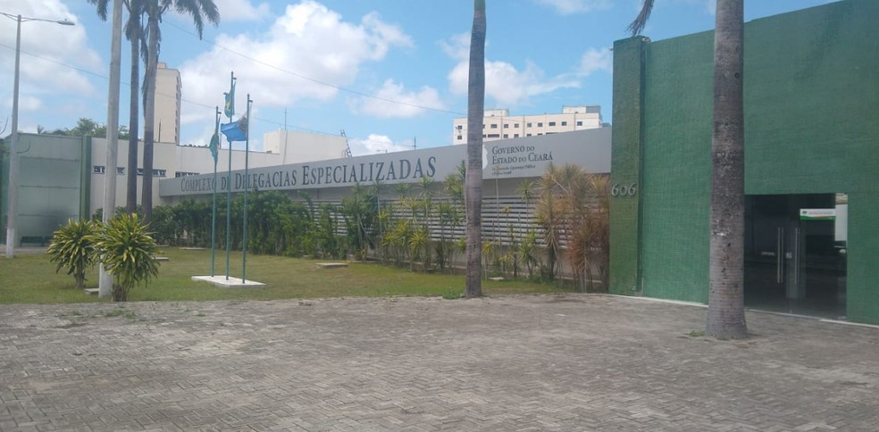 PrincÃ­pio de rebeliÃ£o foi registrado no inÃ­cio da manhÃ£ desta terÃ§a-feira no Complexo de Delegacias Especializadas. â Foto: Darley Melo/TV DiÃ¡rio