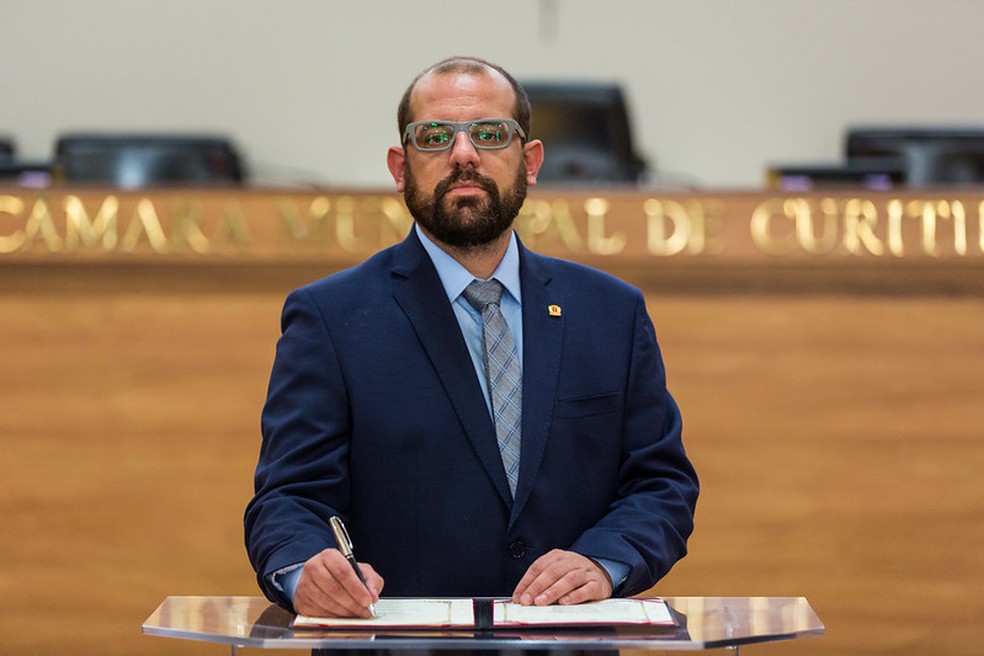 Eder Borges (PP) perdeu mandato de vereador de Curitiba — Foto: Rodrigo Fonseca/Câmara de Curitiba