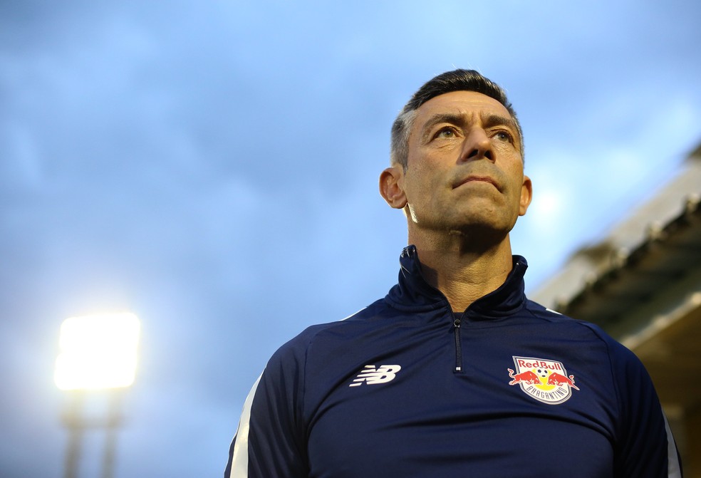 Técnico Pedro Caixinha, do Bragantino — Foto: Ari Ferreira/Red Bull Bragantino