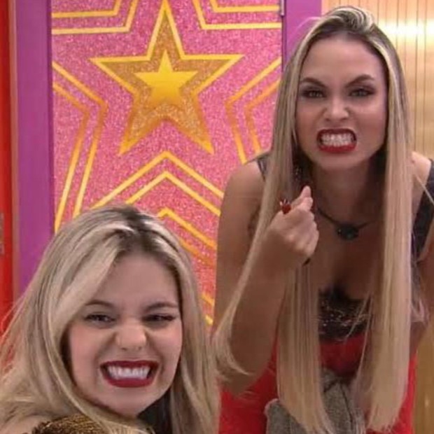 Viih Tube e Sarah Andrade no BBB21 (Foto: TV Globo/Reprodução)