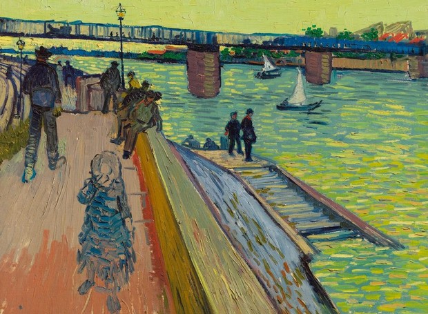 Le Pont de Trinquetaille, obra de Vicent Van Gogh (Foto: Divulgação / Christie’s)