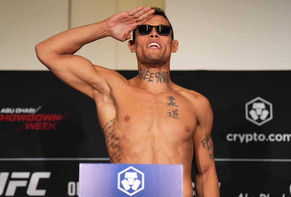 Caio Borralho — Foto: Chris Unger/Getty Images