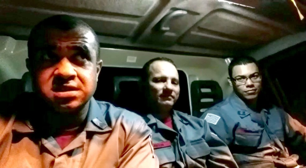 Bombeiros de Botucatu gravam desabafo contra onda de trotes (Foto: Corpo de Bombeiros/Divulgação)