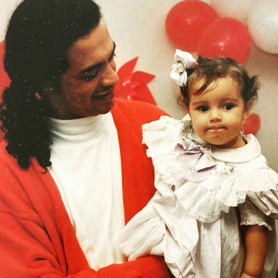Sophie Charlotte e o pai, José Mário (Foto: Reprodução Instagram)