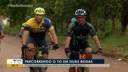 Ciclistas percorrem longas distâncias atrás de aventuras neste fim de semana