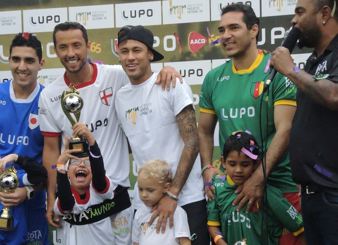 Neymar evento Santos (Foto: Alexandre Lozetti)