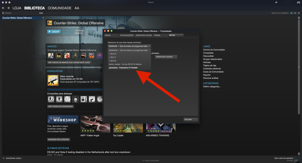 how to use panorama csgo