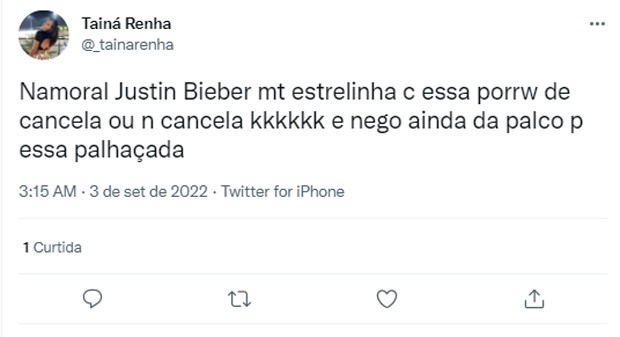 Fãs reagem a rumores de que Justin Bieber teria cancelado apresentações no Chile, Argentina e São Paulo (Foto: Reprodução/Twitter)