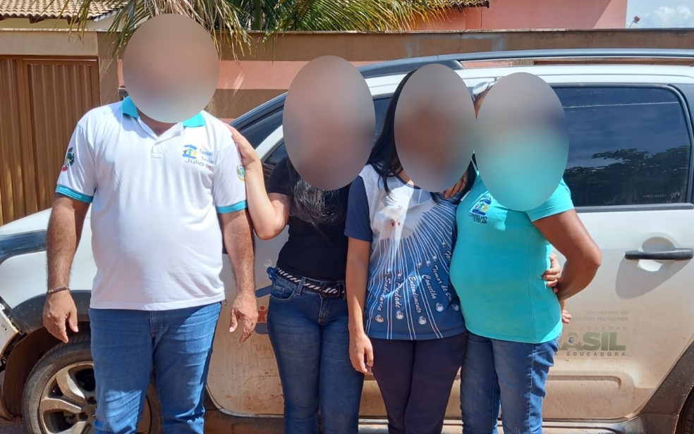 Adolescente de 14 anos foi entregue à família em Minas Gerais pelo Conselho Tutelar de Goiás — Foto: Divulgação/Conselho Tutelar