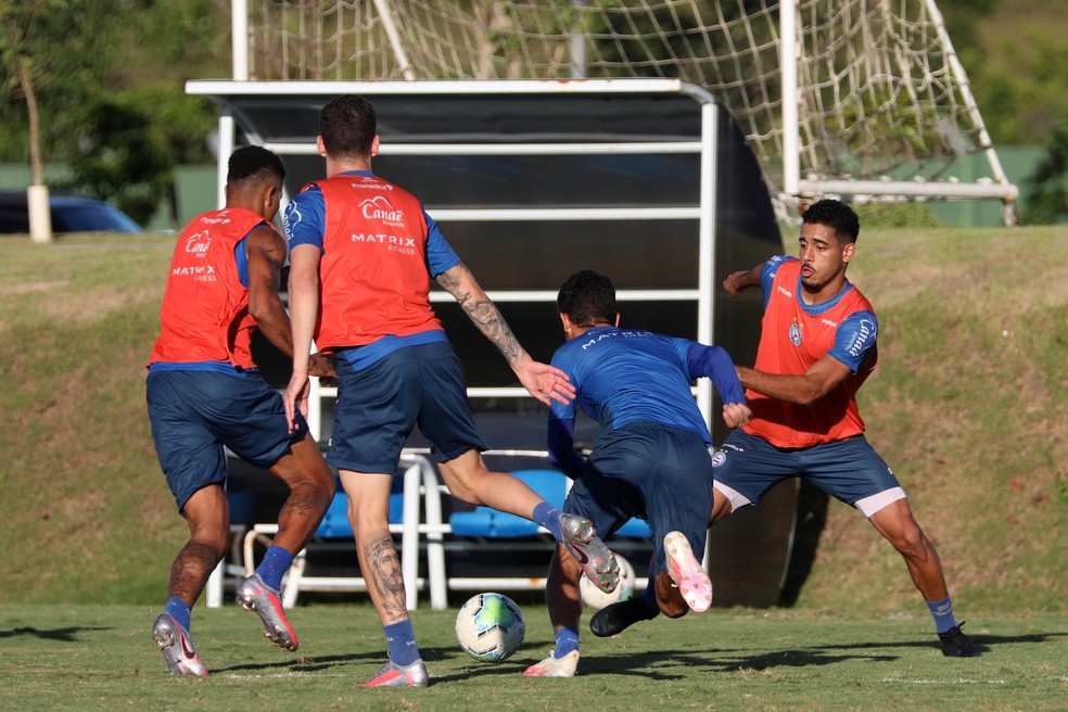 Equipe tricolor terá uma semana de preparação para enfrentar o Fortaleza — Foto: Felipe Oliveira / Divulgação / EC Bahia