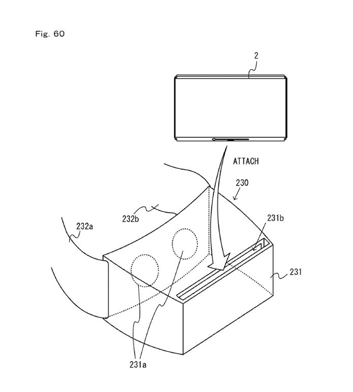 Patente de aparelho que permite realidade virtual com o Switch (Foto: Reprodução/US Patent & Trademark Office)