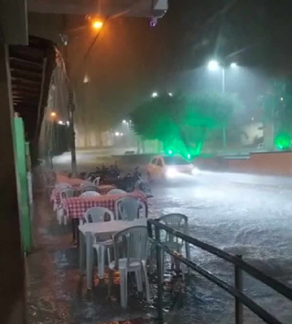 Chuva no interior do RN — Foto: Reprodução