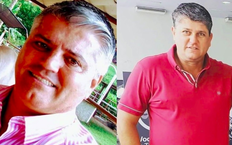 Os irmão José Elias Siena e Marco Antônio Siena foram mortos a tiros em sítio em Sertãozinho, SP — Foto: Reprodução/EPTV