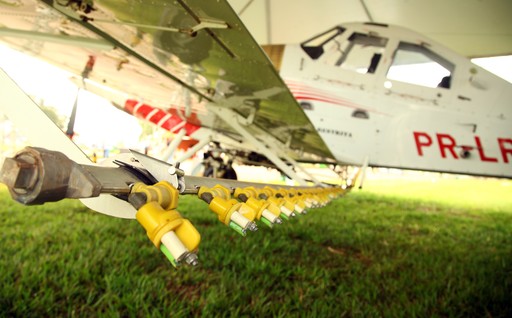 Setor de Aviação Agrícola - Avião agrícola da Aircraft do Brasil. Foto: Pierre Duarte/Ed Globo