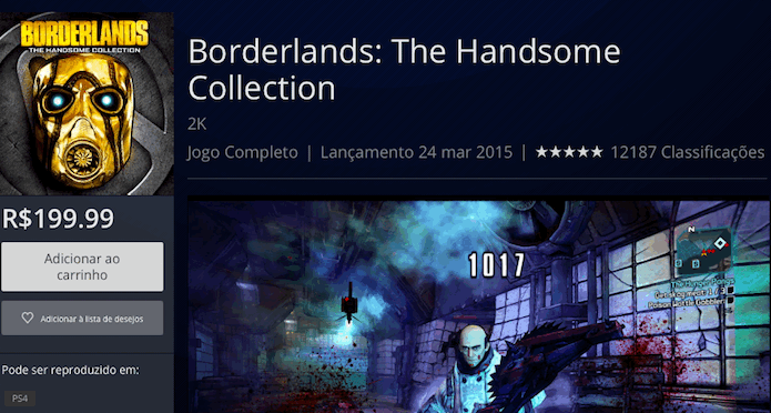 Borderlands: The Handsome Collection: coletânea remasterizada traz dois jogos (Foto: Reprodução/Victor Teixeira)