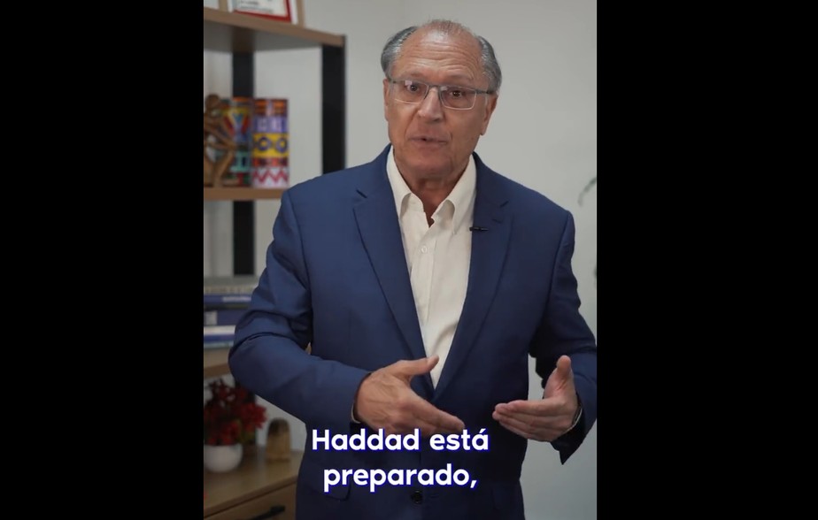Em vídeo, ex-governador de São Paulo pede votos para Haddad
