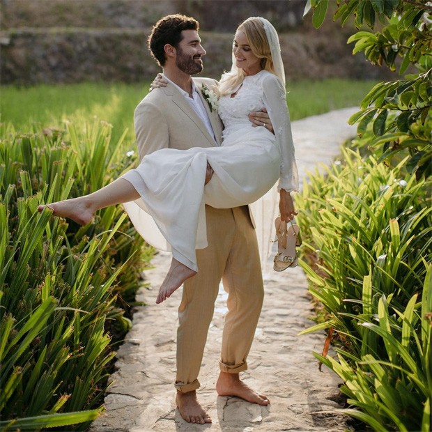 Brody Jenner e Kaitlynn Carter se casam (Foto: Mitch Pohl)