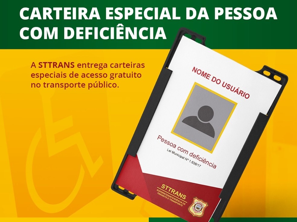 Prefeitura de Serra Talhada emite carteira especial da pessoa com deficiência  — Foto: Divulgação