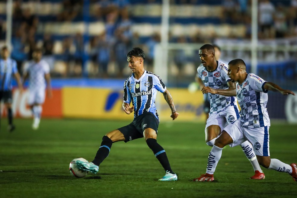 Ferreira em vitória do Grêmio — Foto: Lucas Uebel/Grêmio