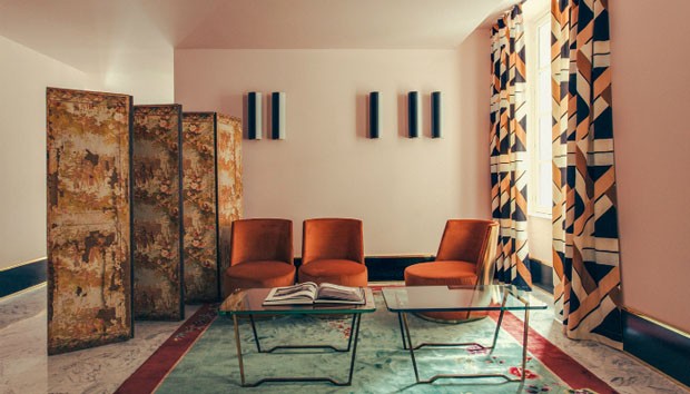 Décor do dia: sala de estar com inspiração art déco (Foto: reprodução)