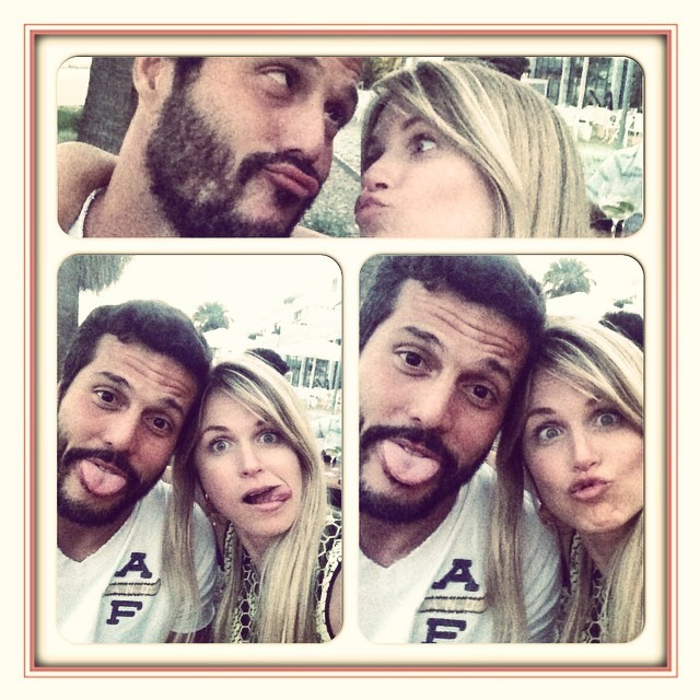Susana e Julio fazem careta (Foto: Instagram)