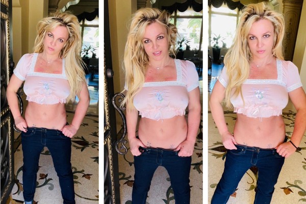 Fãs reparam em hematomas no corpo de Britney Spears (Foto: Reprodução/Instagram)