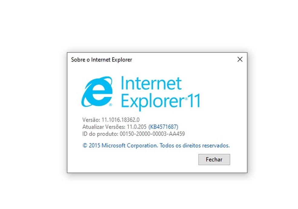 Internet Explorer 11: Microsoft acaba com o suporte ao navegador — Foto: Reprodução