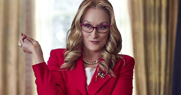 Meryl Streep interpreta a presidente dos Estados Unidos Janie Orlean, no filme 