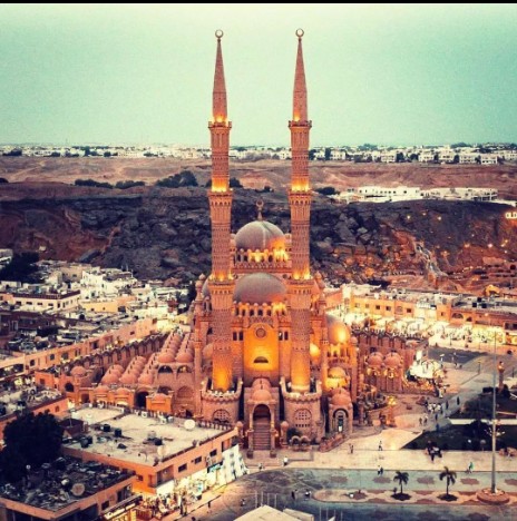 Registro de local turístico em Sharm el-Sheikh, no Egito, divulgado no Instagram @sharm.elsheikh_official — Foto: Reprodução