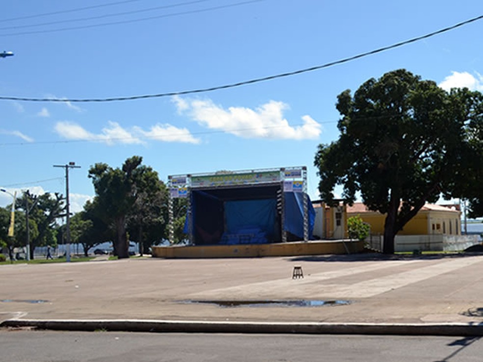  Praça Barão de Santarém — Foto: Karla Lima/G1