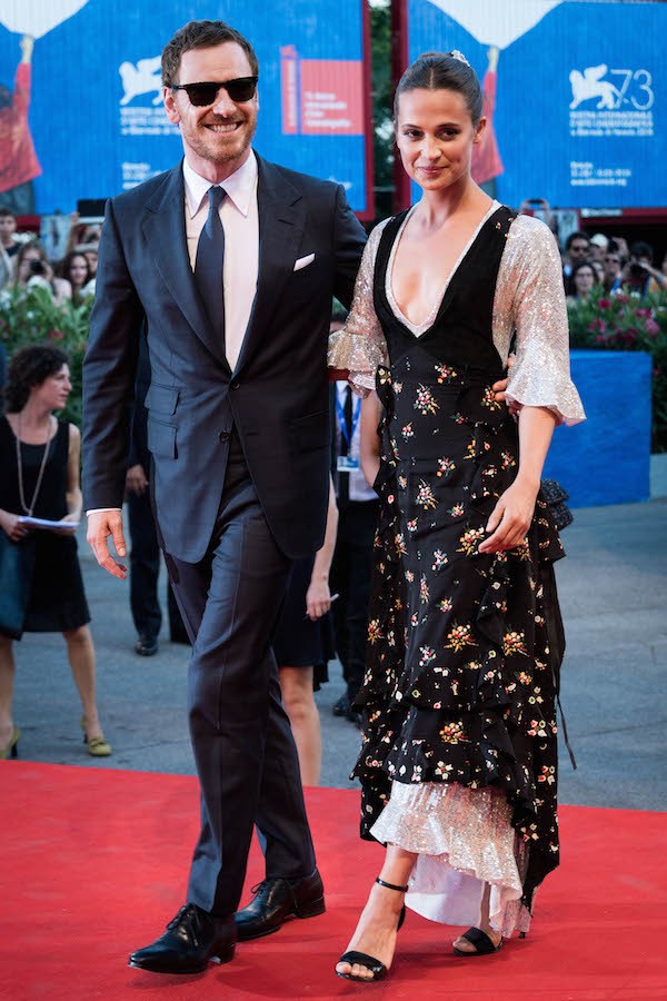 O ator Michael Fassbender e a atriz Alicia Vikander (Foto: Getty Images)