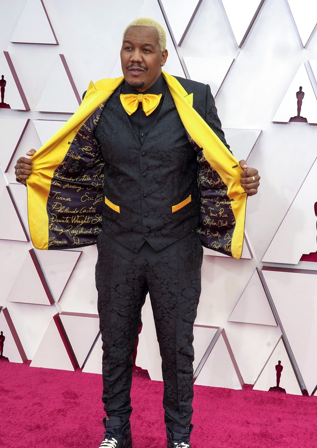 LOS ANGELES, CALIFORNIA – APRIL 25: Travon Free attends the 93rd Annual Academy Awards at Union Station on April 25, 2021 in Los Angeles, California. (Photo by Chris Pizzelo-Pool/Getty Images) (Foto: Getty Images)