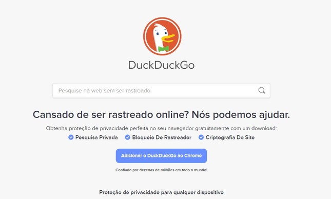 Buscador DuckDuckGo surgiu em 2008 como concorrente do Google