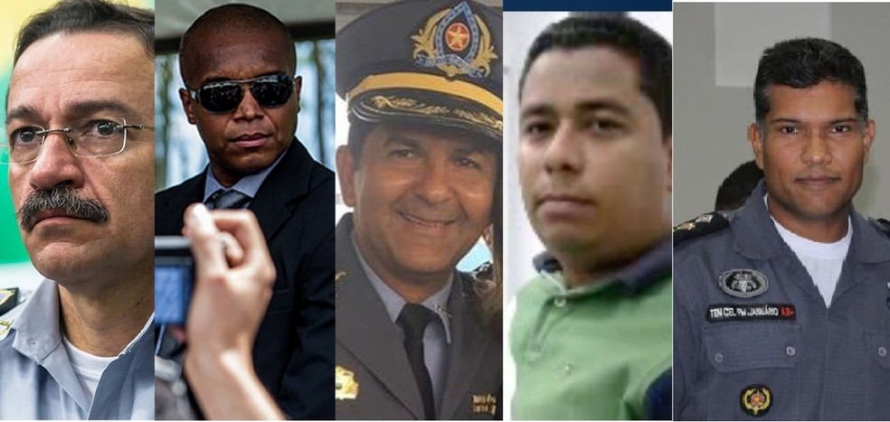 Militares são acusados de esquema de grampos — Foto: Montagem/ G1