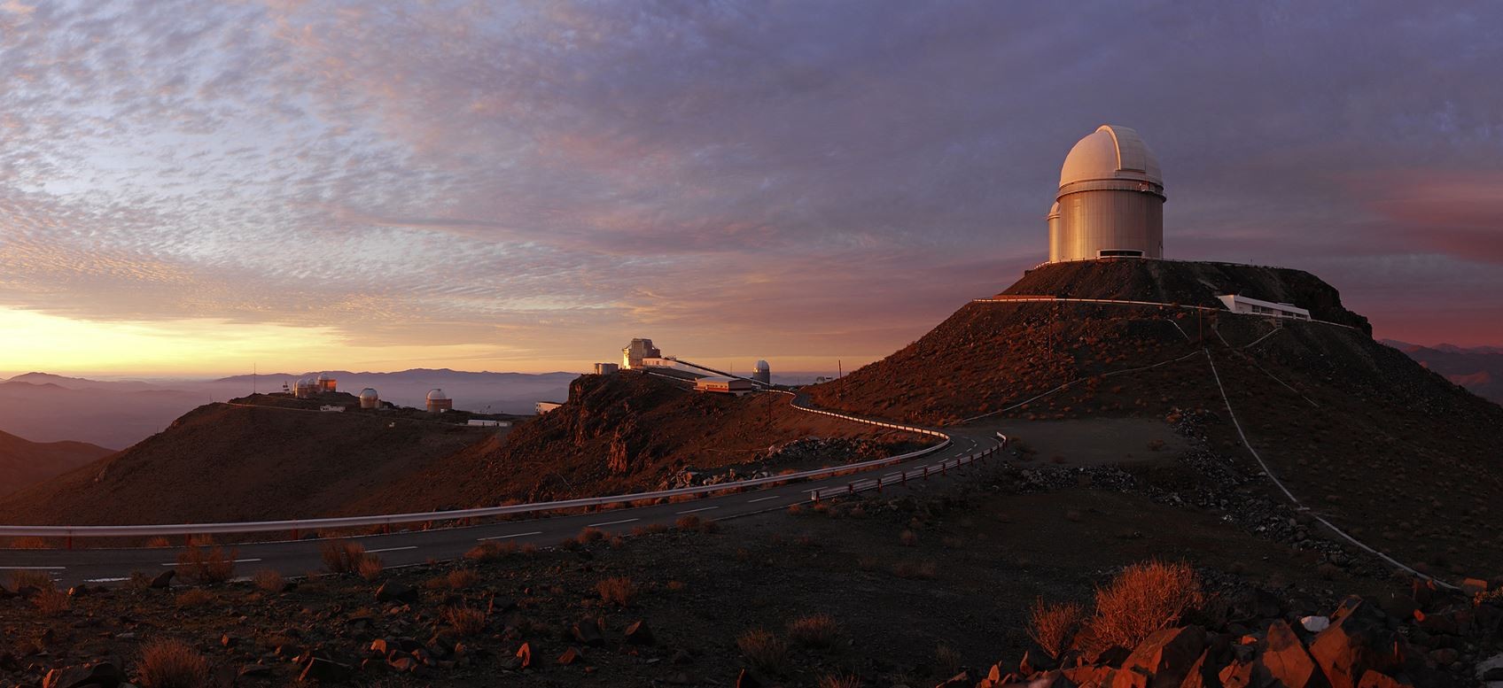 Telescópio La Silla, do ESO, de onde Felipe Hime vai assistir ao eclipse solar de 2019.  (Foto: ESO)