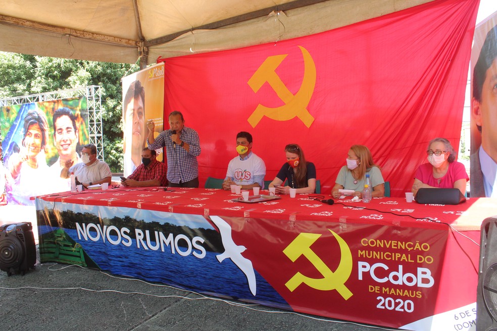 PCdoB anuncia candidatura de Marcelo Amil à Prefeitura de Manaus — Foto: Eliana Nascimento/G1 AM 