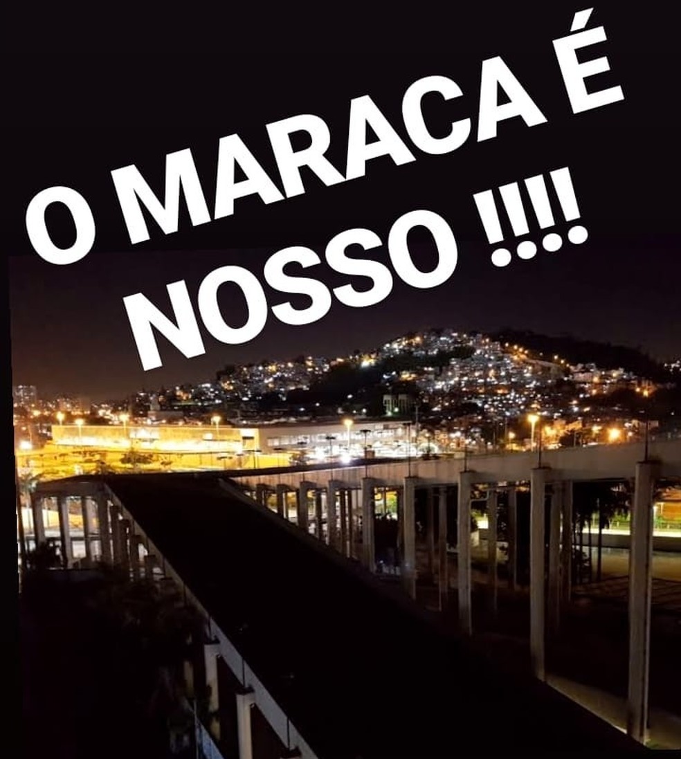 Prints são usados para dizer que torcedores sem ingressos ficaram no estádio após o Fla-Flu — Foto: Reprodução