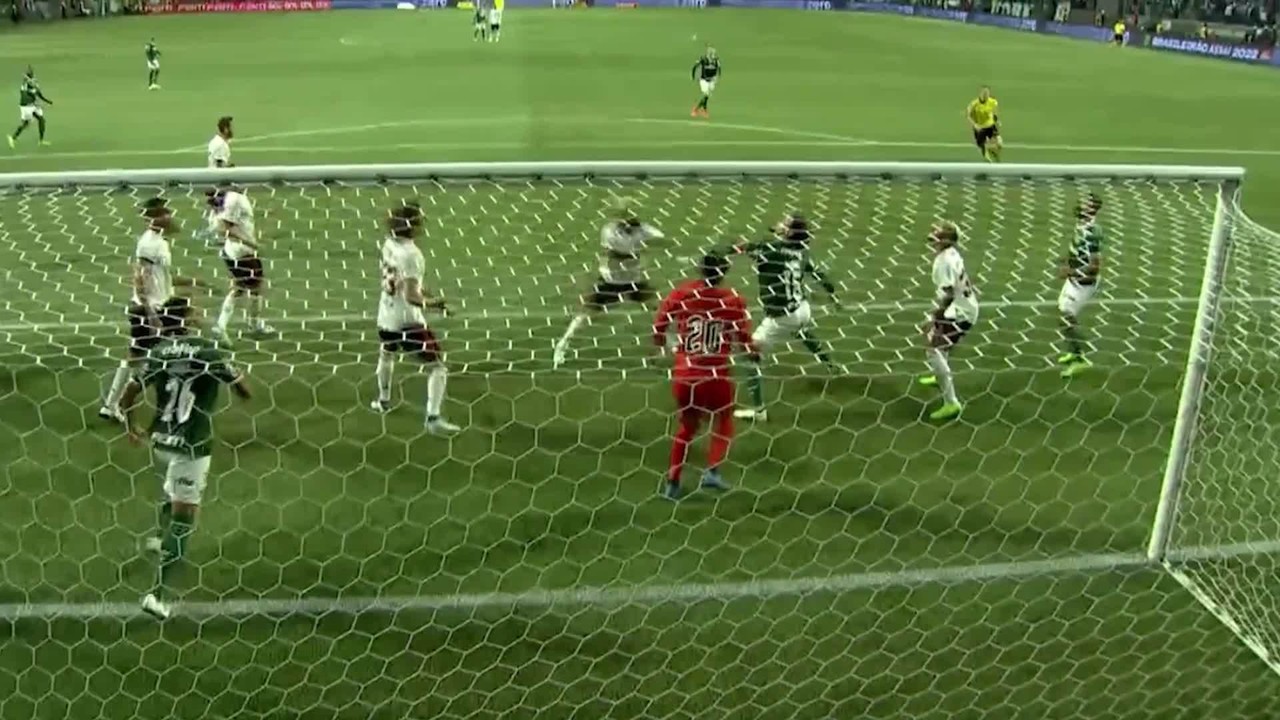 CBF divulga an&aacute;lise do VAR de poss&iacute;vel p&ecirc;nalti em Palmeiras x Flamengo pela 23&ordf; rodada