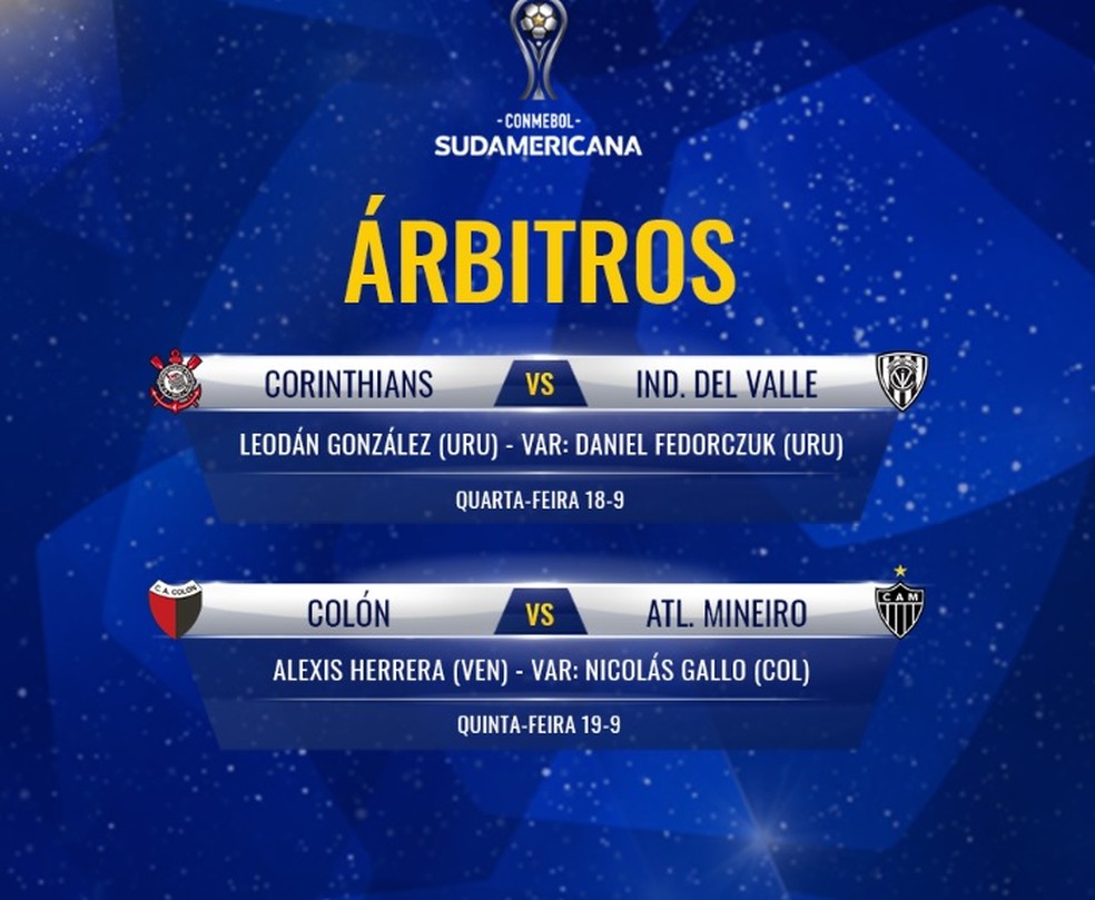 Conmebol Define Os Arbitros Dos Jogos De Ida Da Semifinal Da Copa Sul Americana Copa Sul Americana Ge