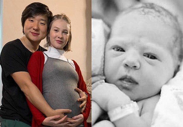 Fake news de que Jake, filho de Pyong e Sammy Lee, tivesse nascido (Foto: Reprodução/Instagram)