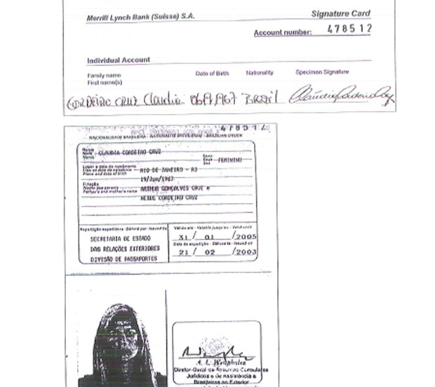Documentos apontam que conta da empresa offshore Kopek estão no nome da mulher de Eduardo Cunha (Foto: Reprodução)