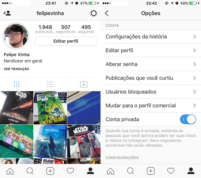 Como remover seguidores da sua conta no Instagram (Foto: Reprodução/Felipe Vinha)
