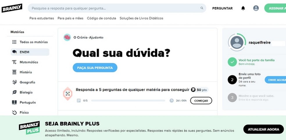 Cinco sites de resposta para estudar para provas ...