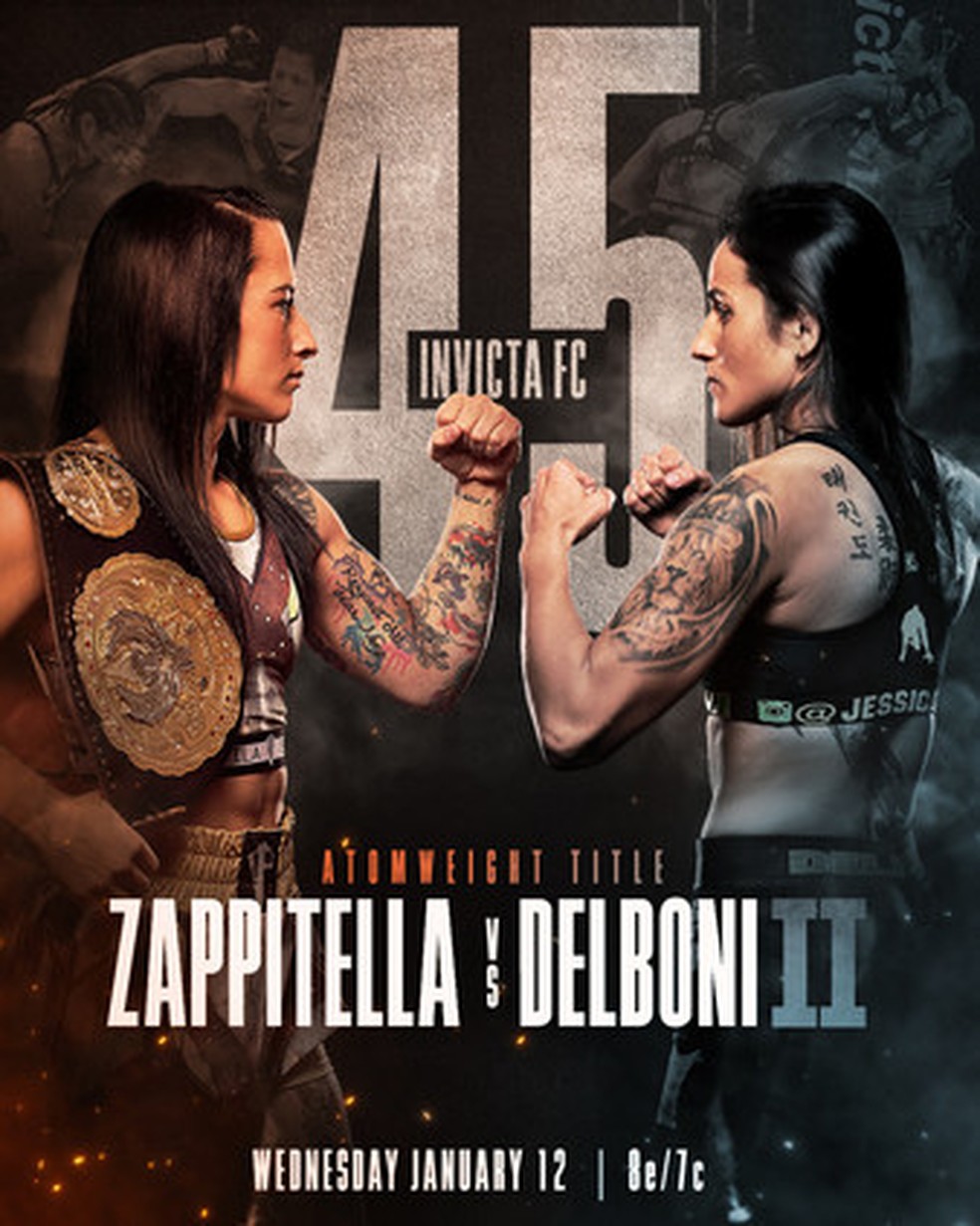 Pster oficial Invicta FC 45  Foto: Divulgao / Invicta FC