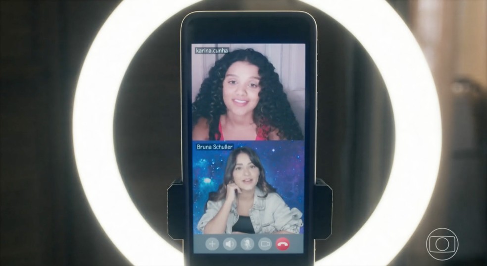 'Deepfake ao vivo': saiba o que é a tecnologia que muda imagem e voz mostrada na novela 'Travessia' — Foto: Reprodução/TV Globo