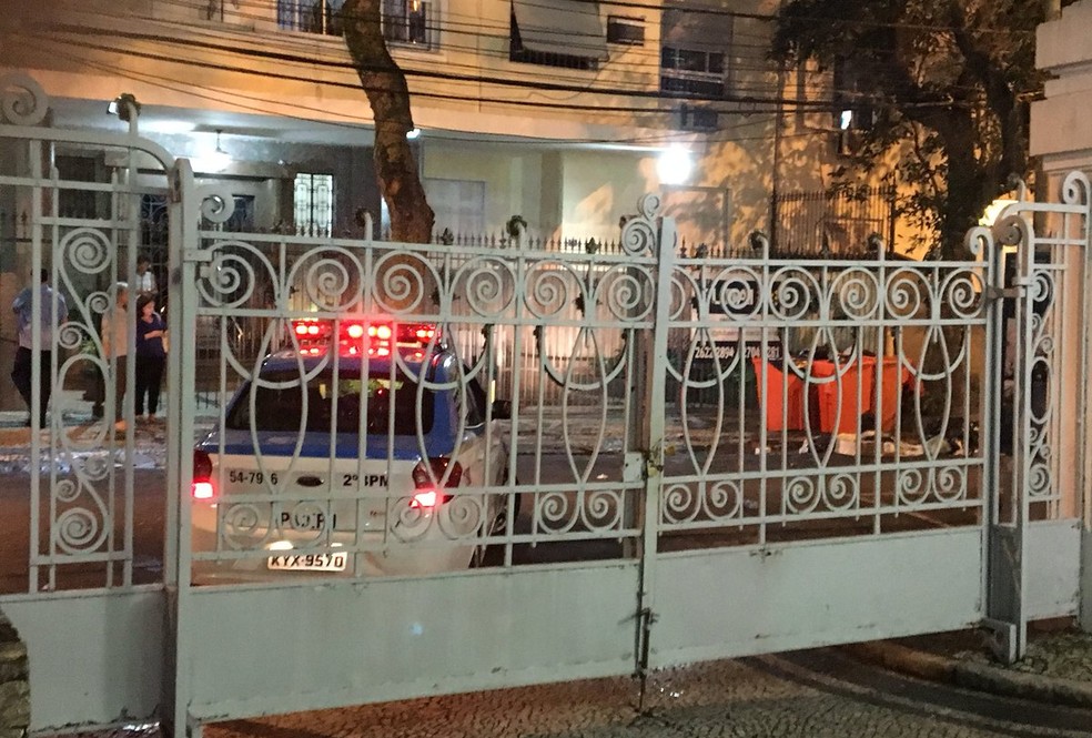 PM foi chamada para reforÃ§ar seguranÃ§a (Foto: Caio Blois)